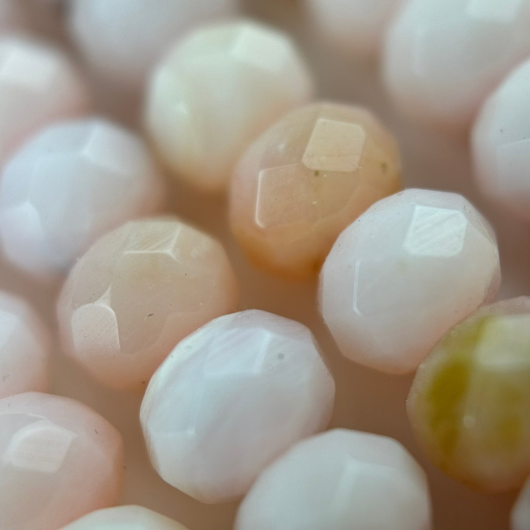 Faceted Opal Rondelle Beads (6x4mm) image 4