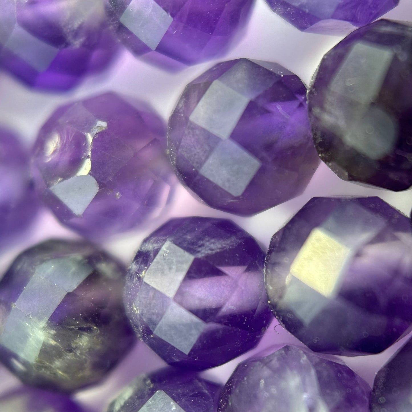 Amethyst Faceted Round Beads image 12