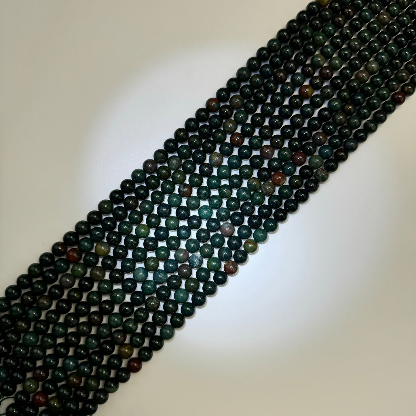 Bloodstone Polished Round Beads image 5