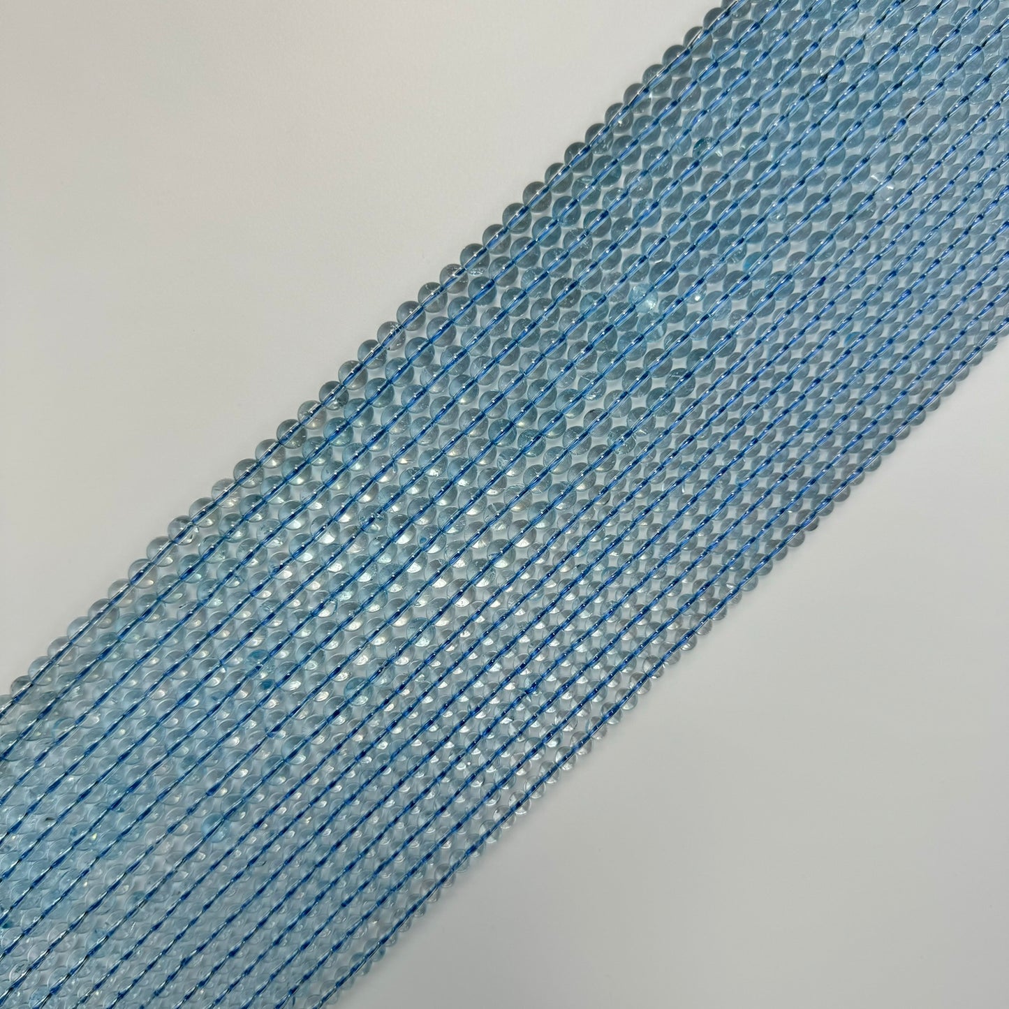 Blue Topaz AAAA Polished Round Beads image 6