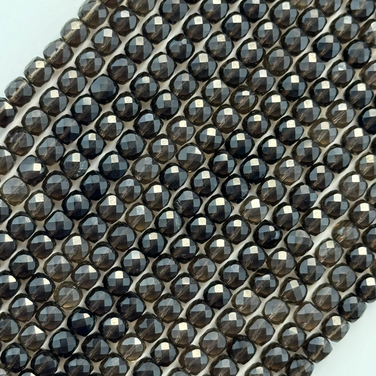Smoky Quartz Square Beads image 8