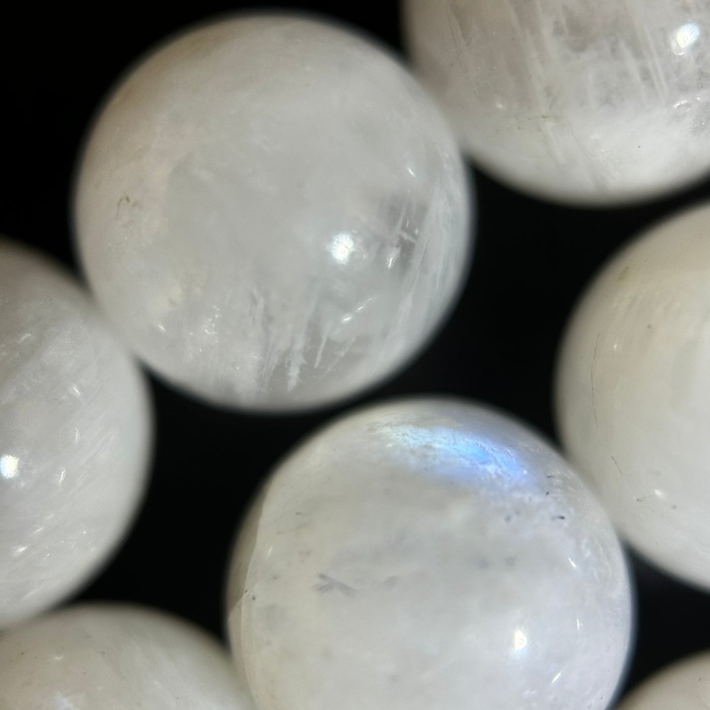 Rainbow Moonstone Polished Round Beads image 1