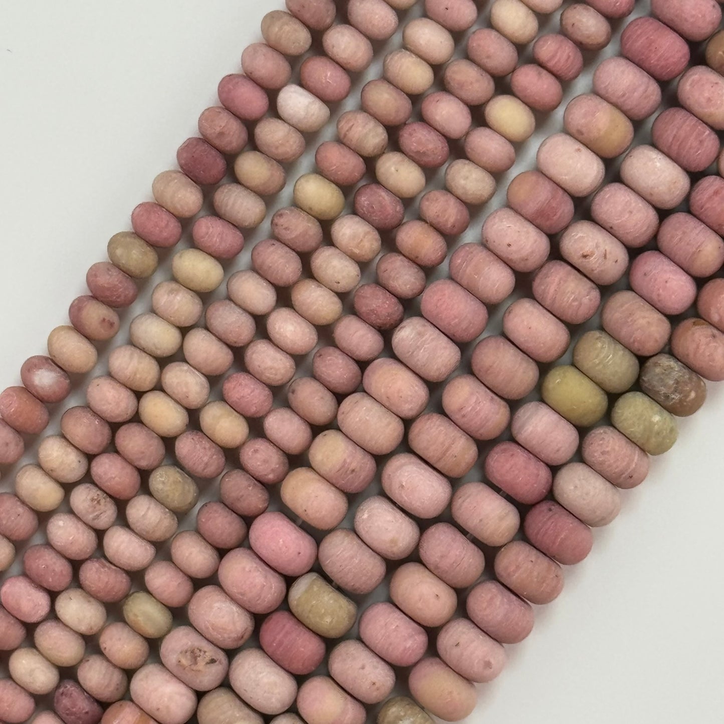 Rhodonite Rondelle Beads image 0