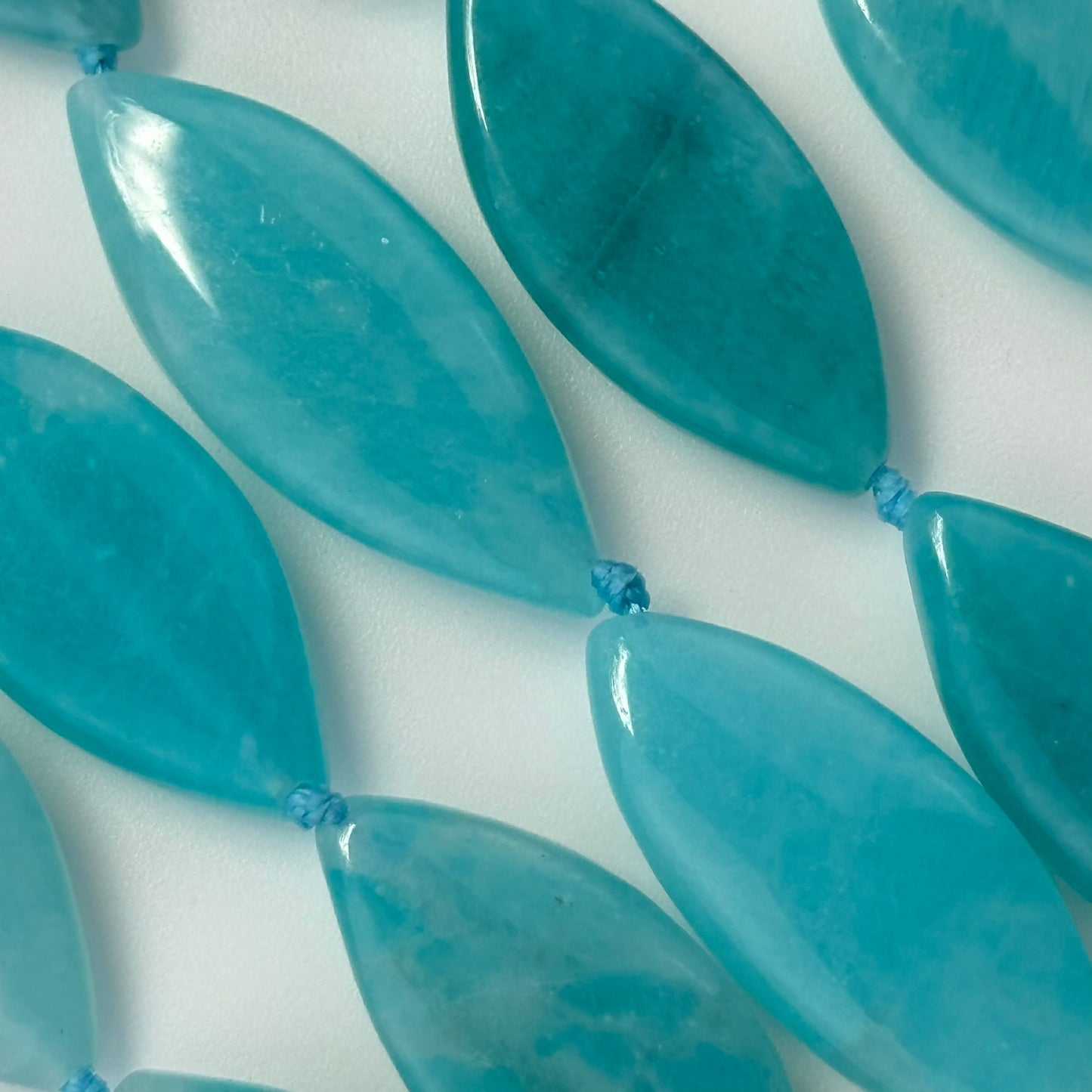 Amazonite Marquise Gemstone Beads - AA Quality image 2