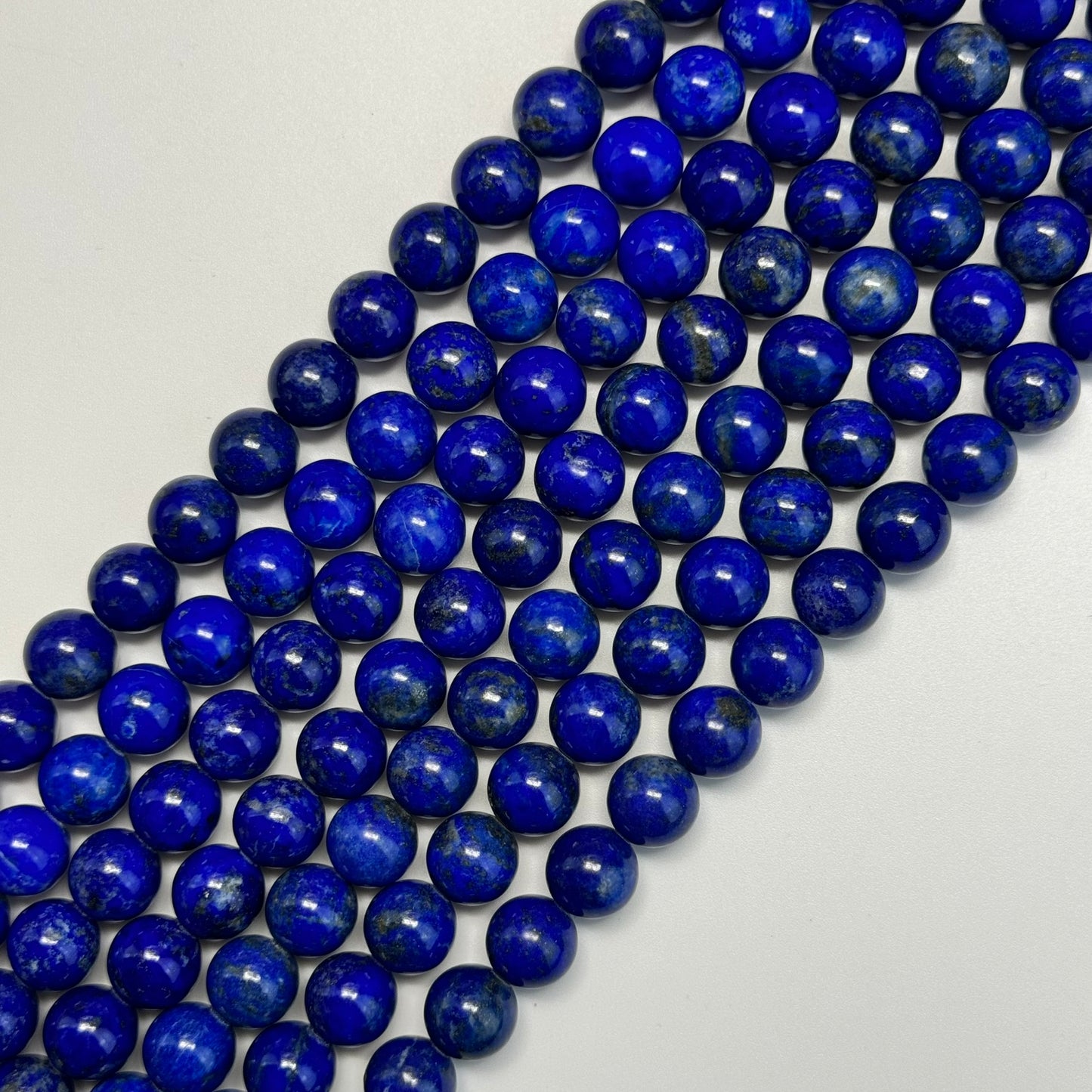 Lapis Lazuli AAA Polished Round Beads image 7