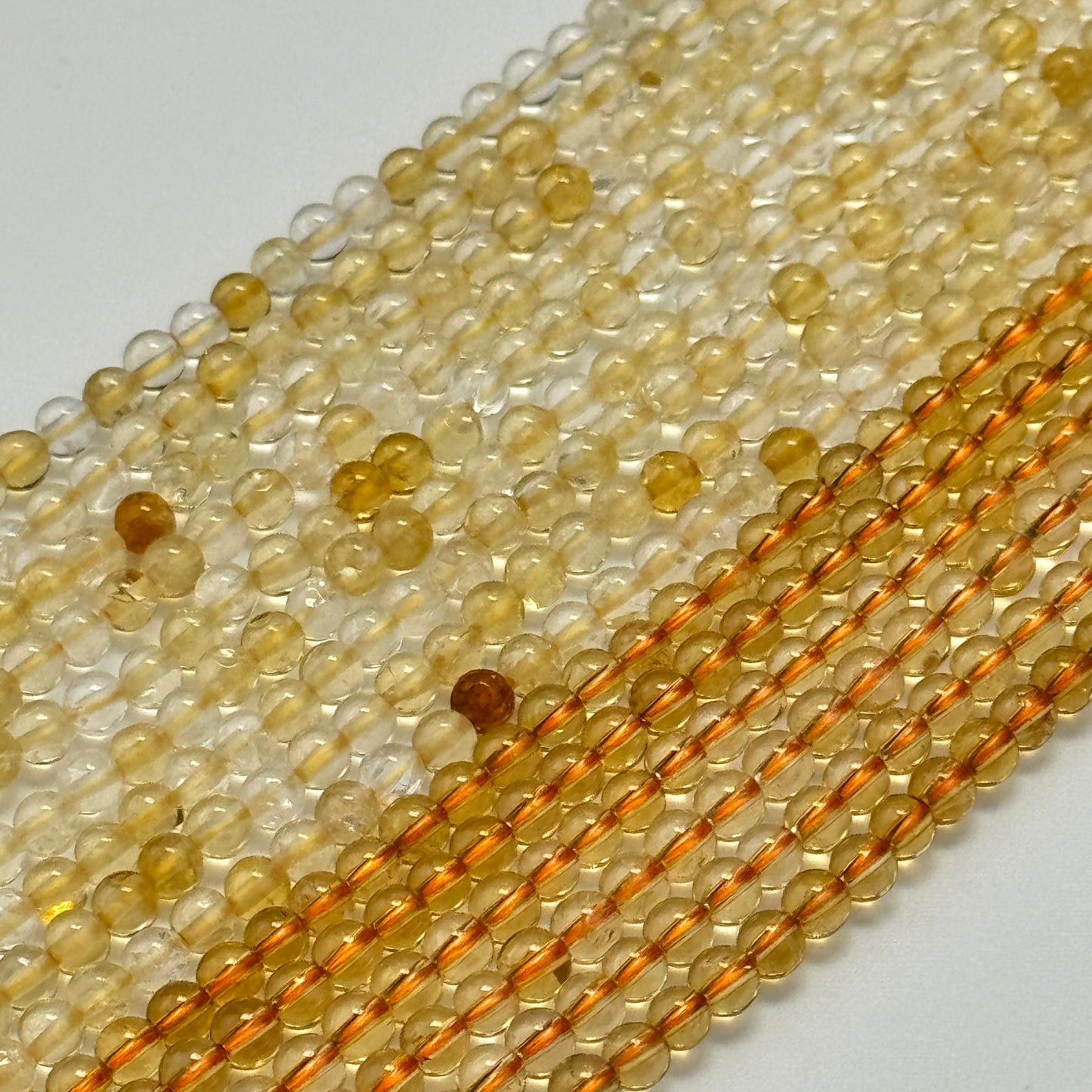 Citrine Polished Round Beads image 4