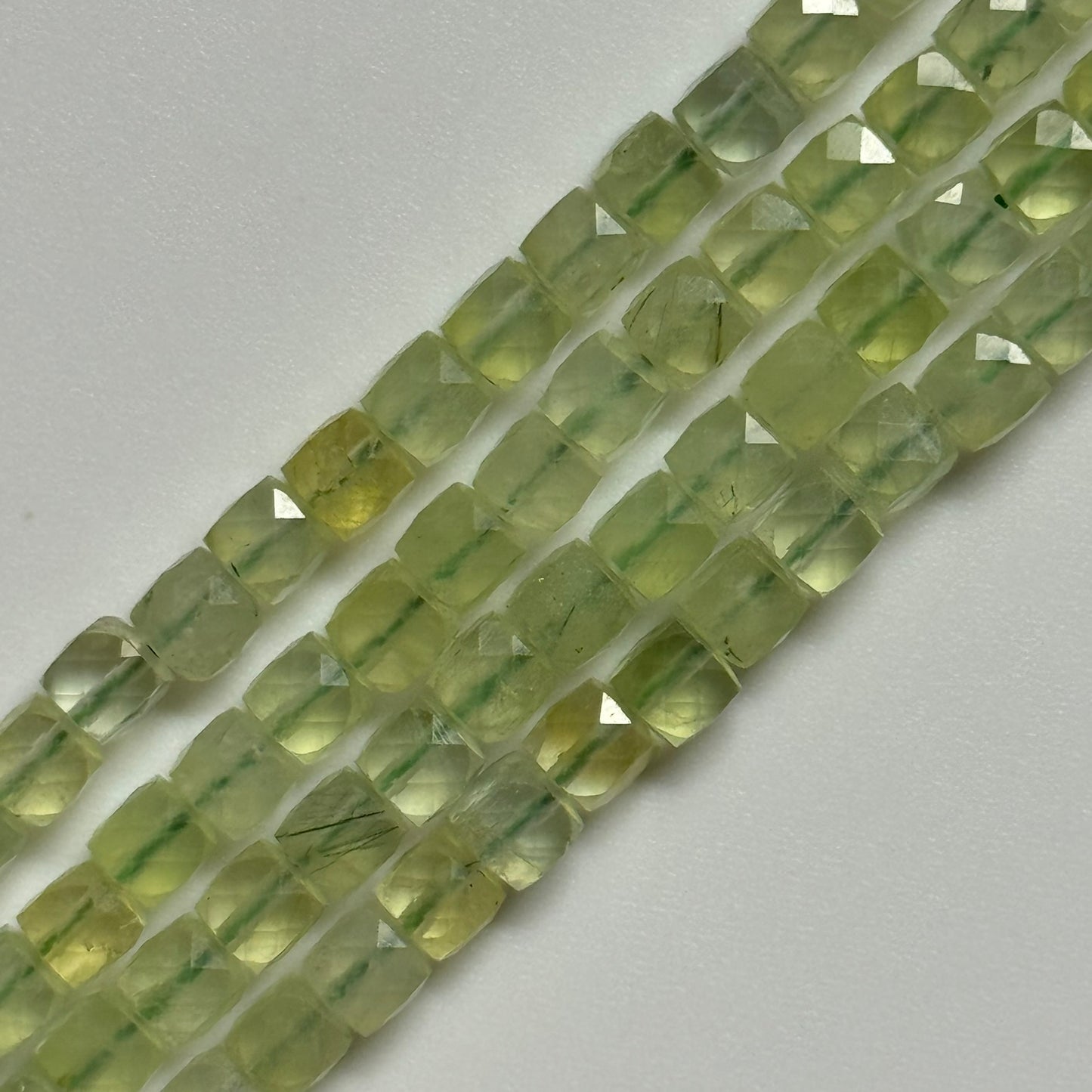 Prehnite Square Beads image 6
