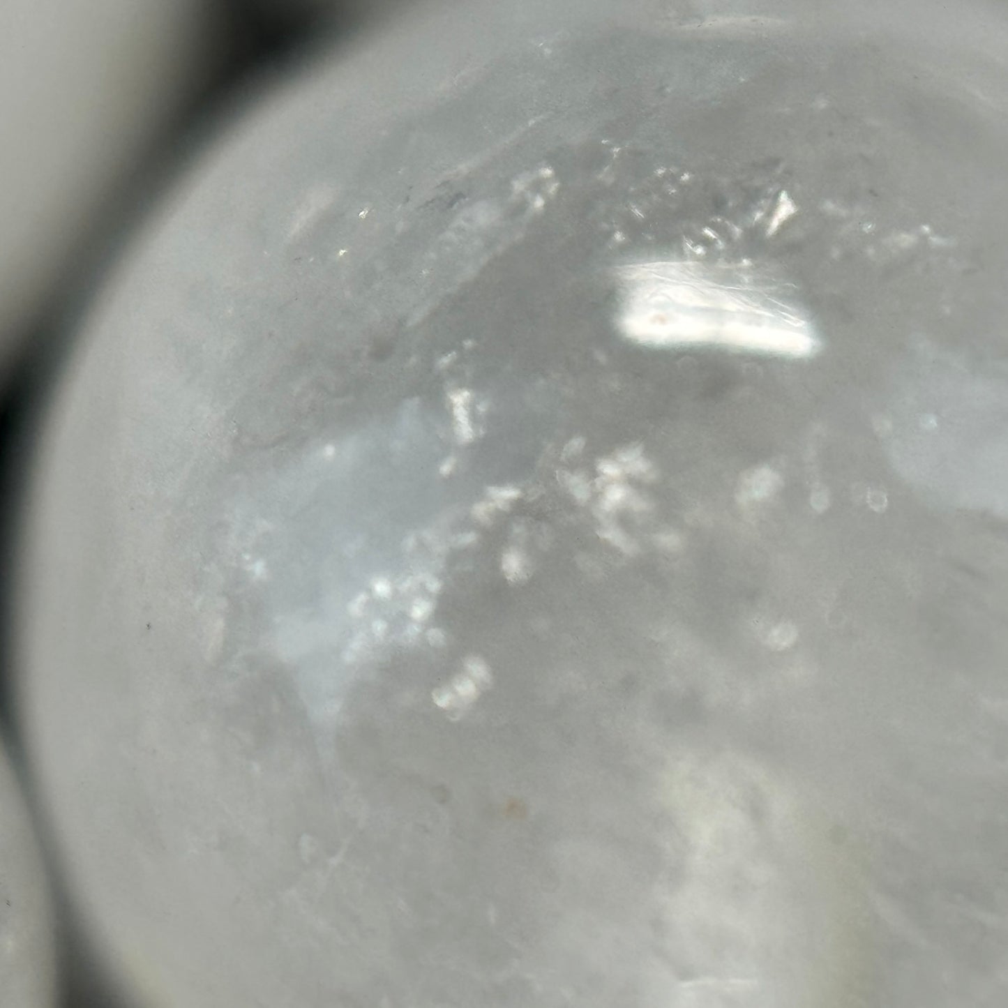 Snow Quartz Polished Round Beads image 2
