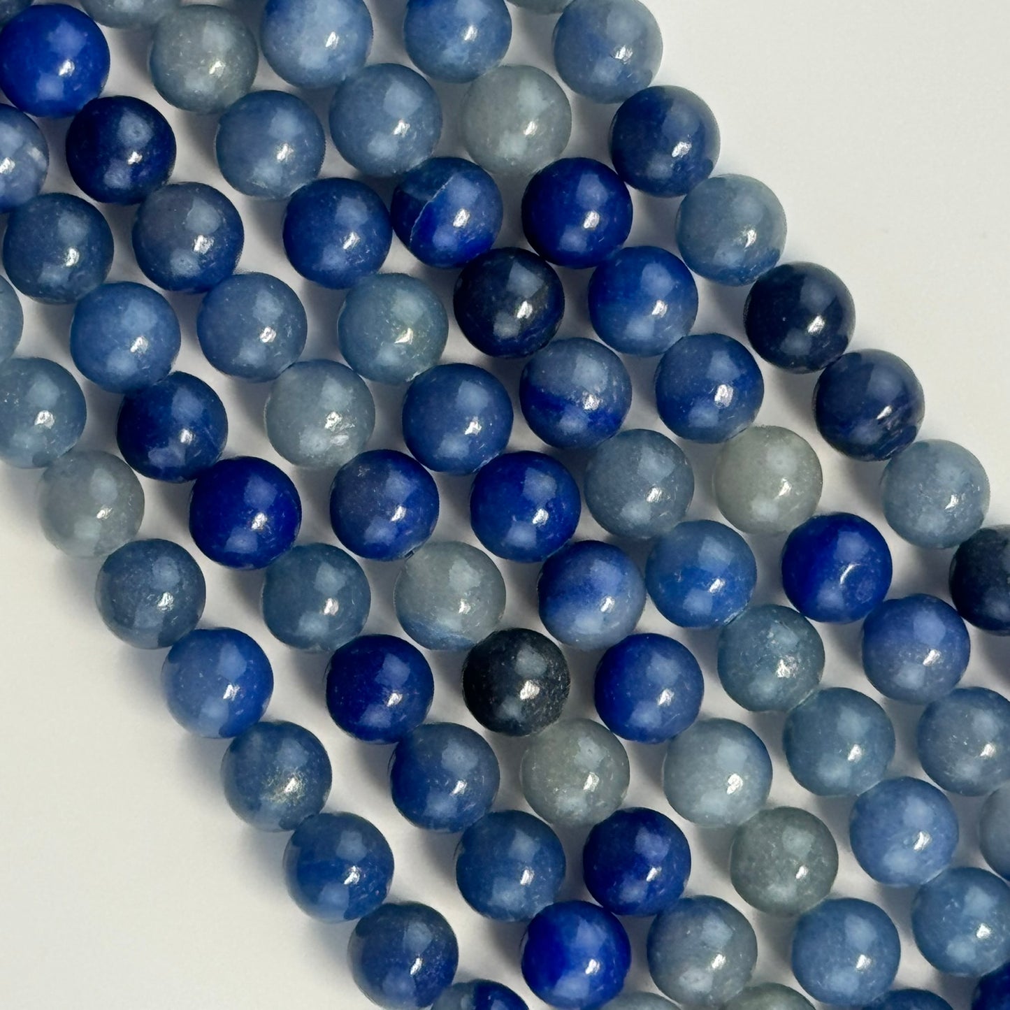 Blue Aventurine Polished Round Beads image 3