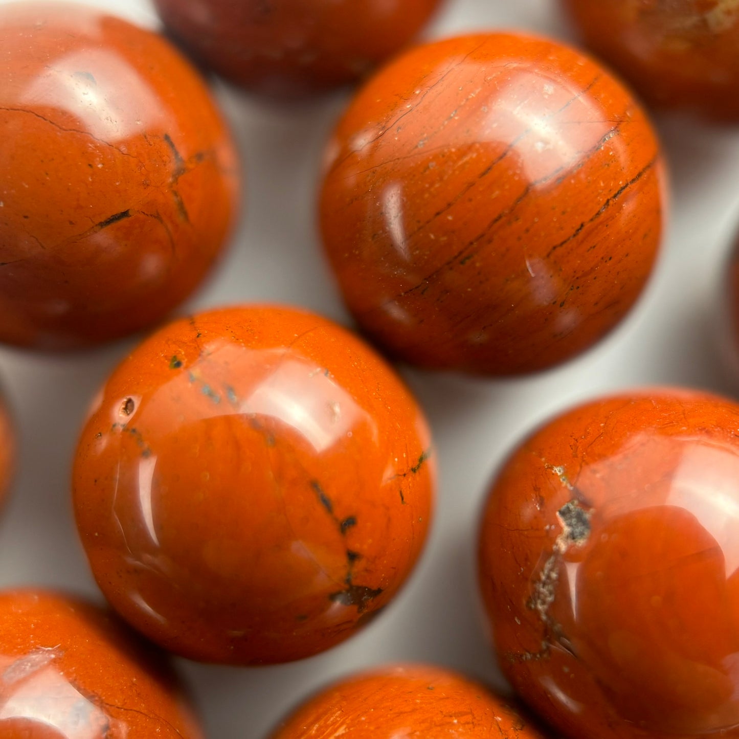 Red Jasper Polished Round Beads image 1