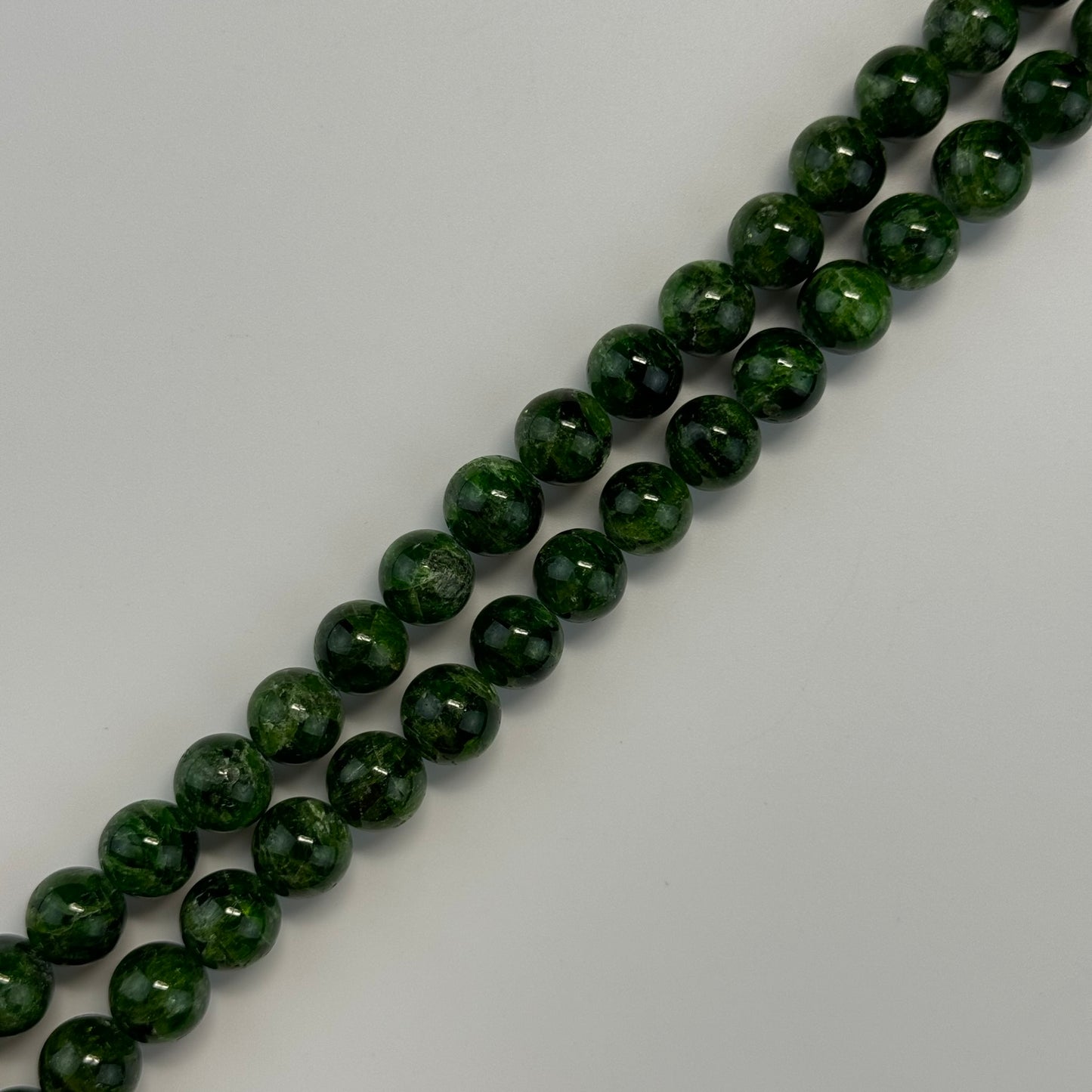 Diopside AAA Polished Round Beads image 6