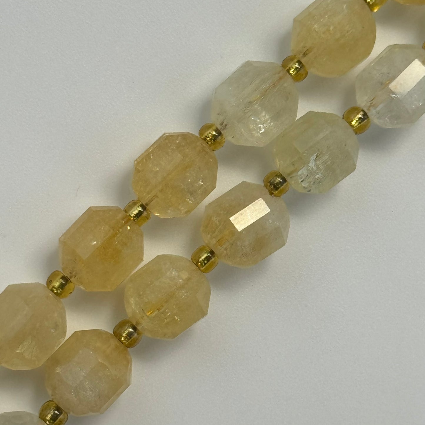 Citrine Dodecahedron Beads image 0
