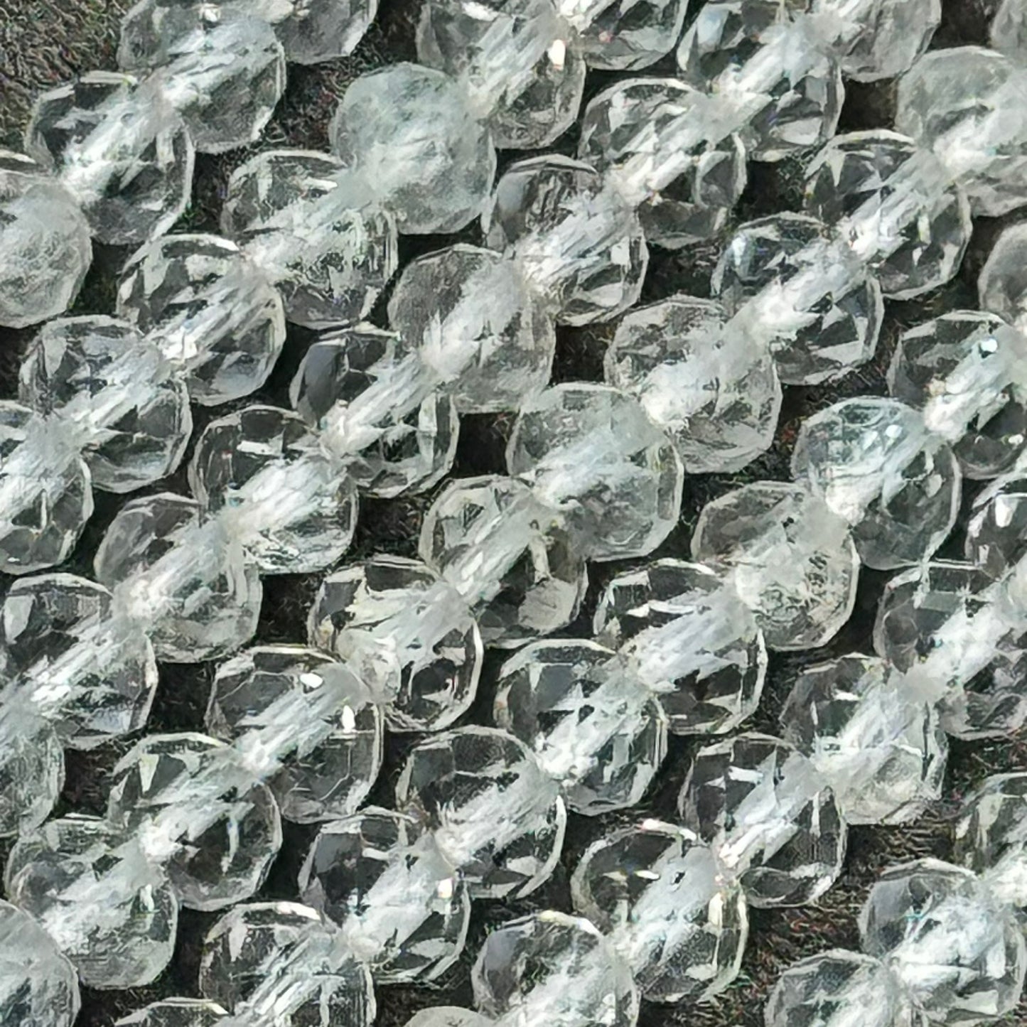 Topaz Faceted Rondelle Beads image 2