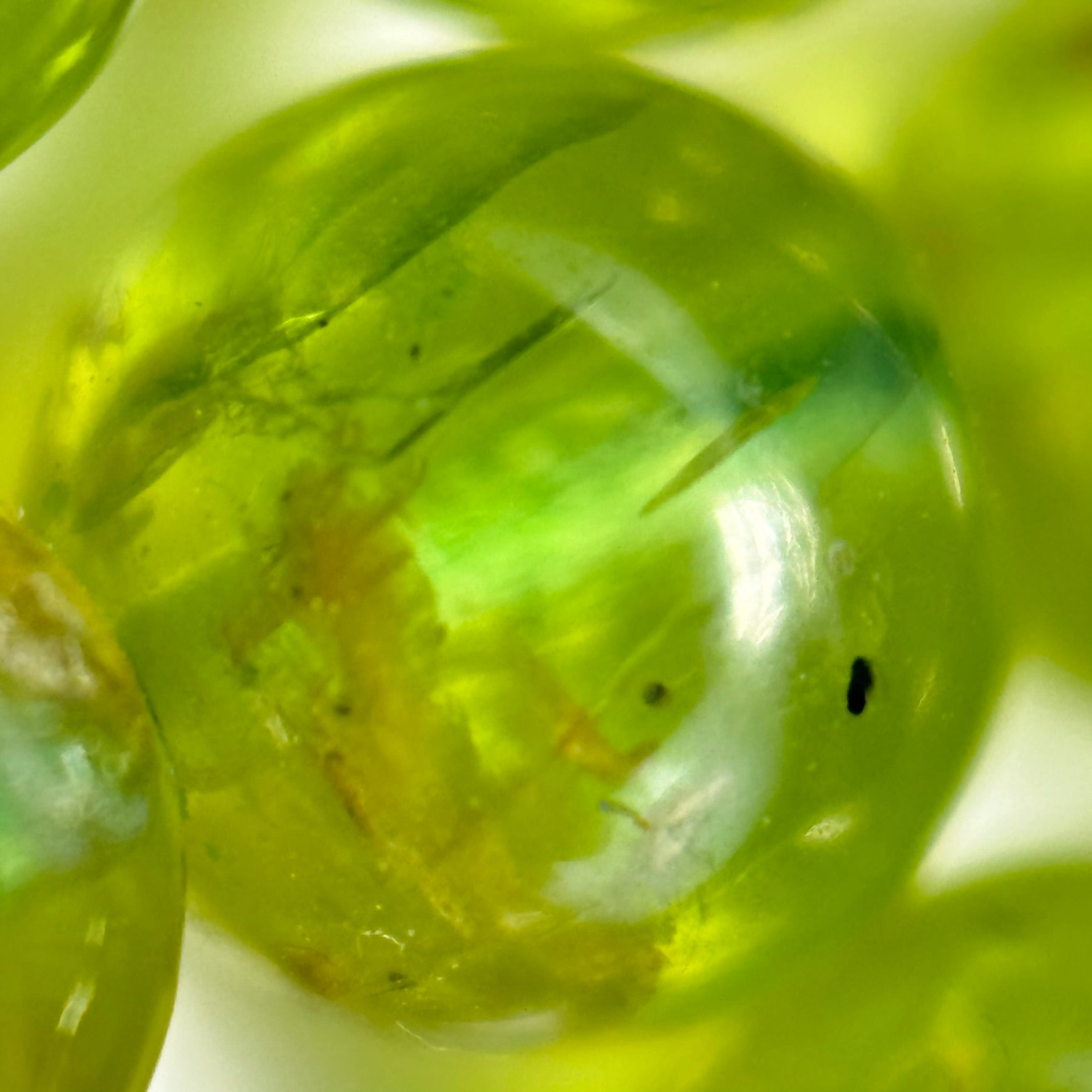 Peridot Polished Round Beads image 5