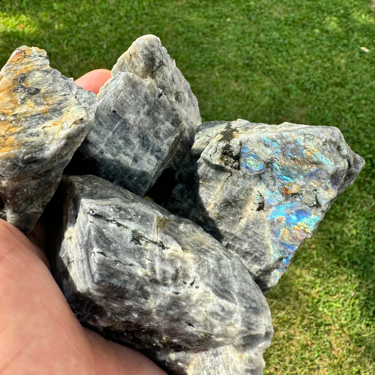Rough Labradorite Stones AAA (Sold by Kilogram) image 4