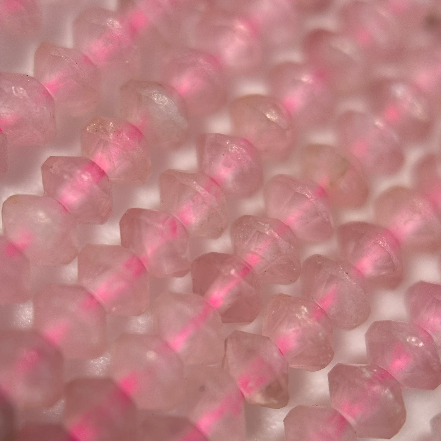 Rose Quartz Space Ship Beads image 4