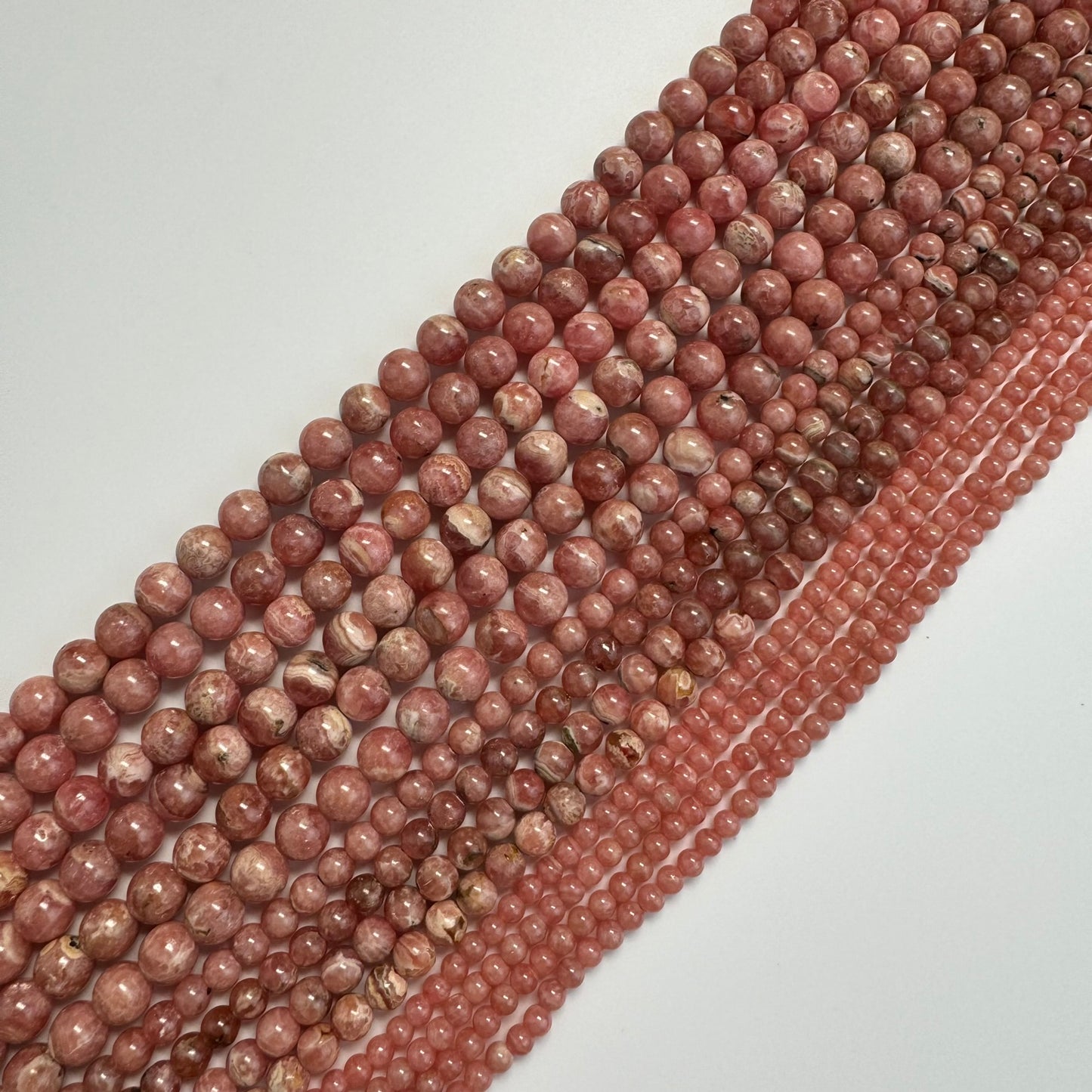 Rhodochrosite AAA Polished Round Beads image 5