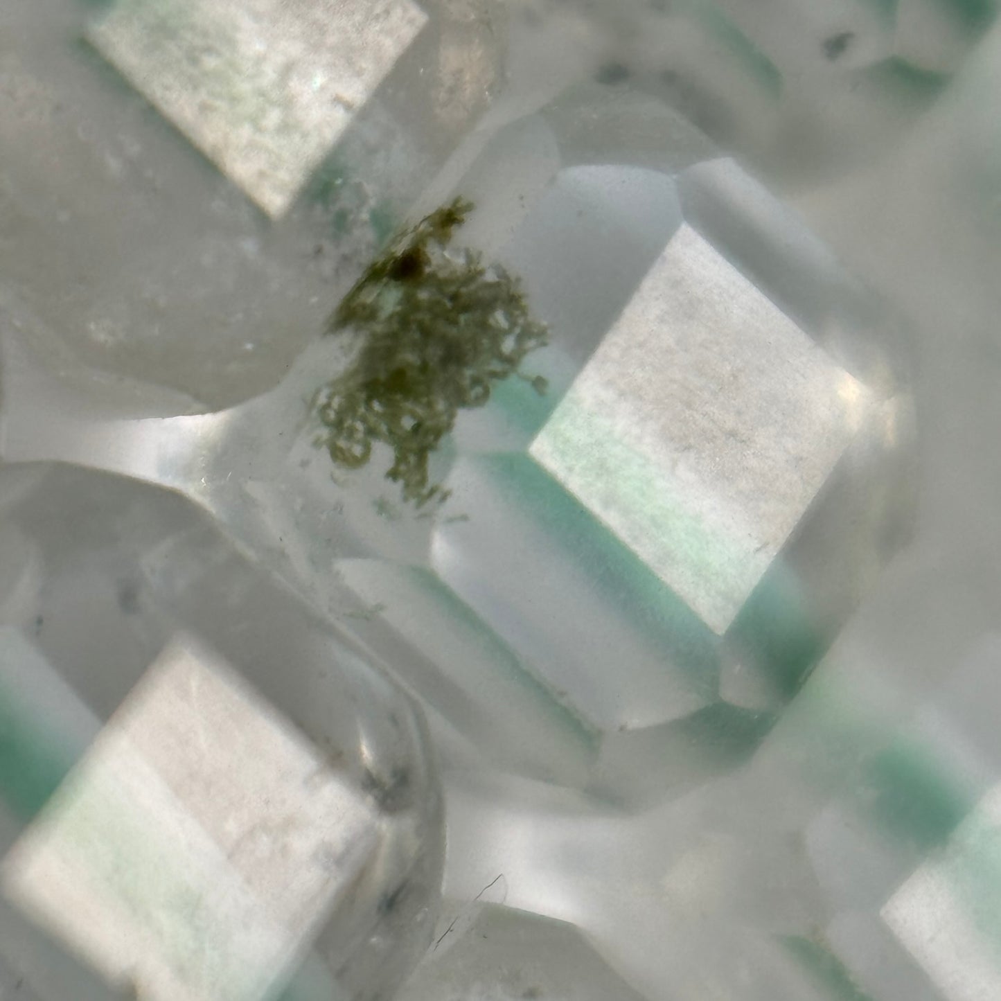 Lodalite Quartz Square Beads image 1