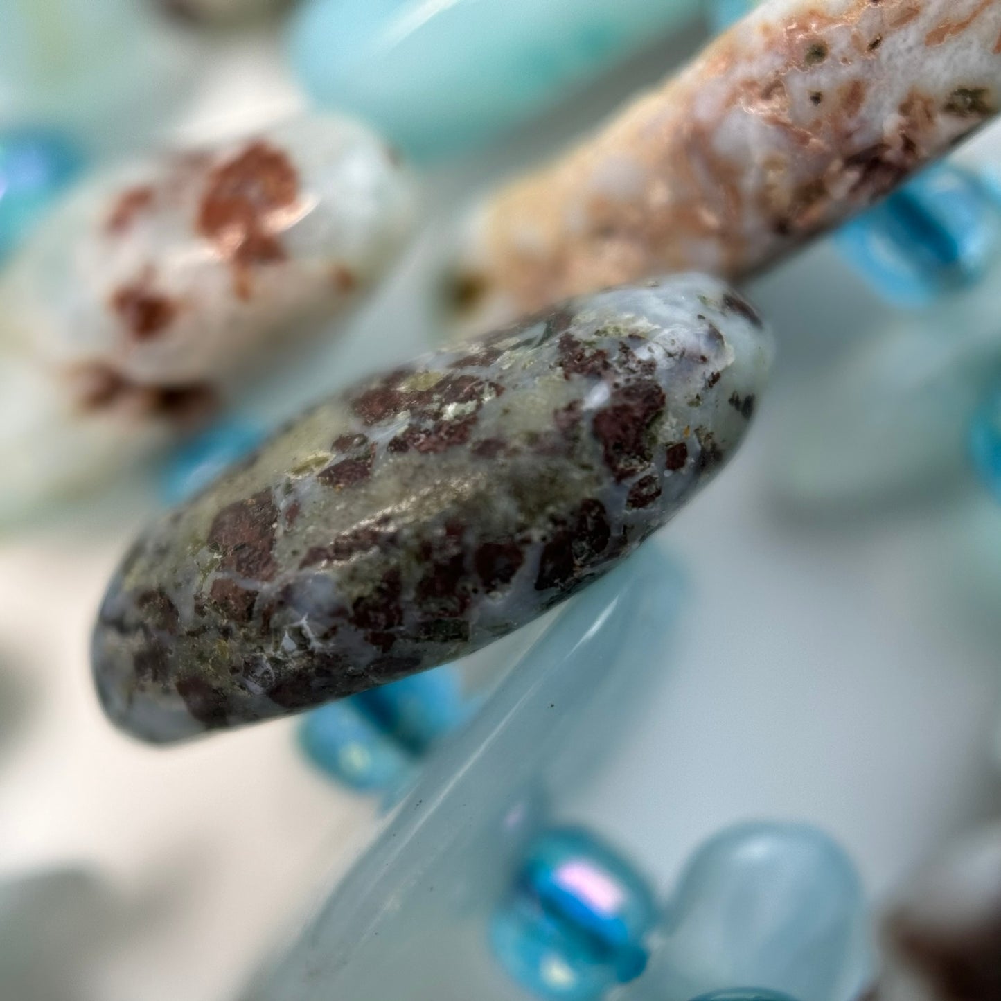 Larimar Blade Polished Beads image 2