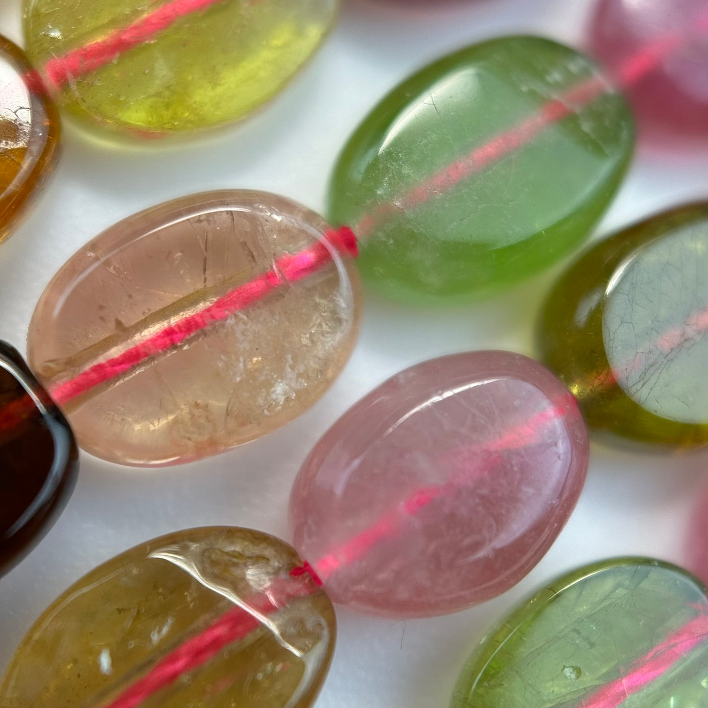 Tourmaline Faceted Oval Beads (AAA Quality) image 8