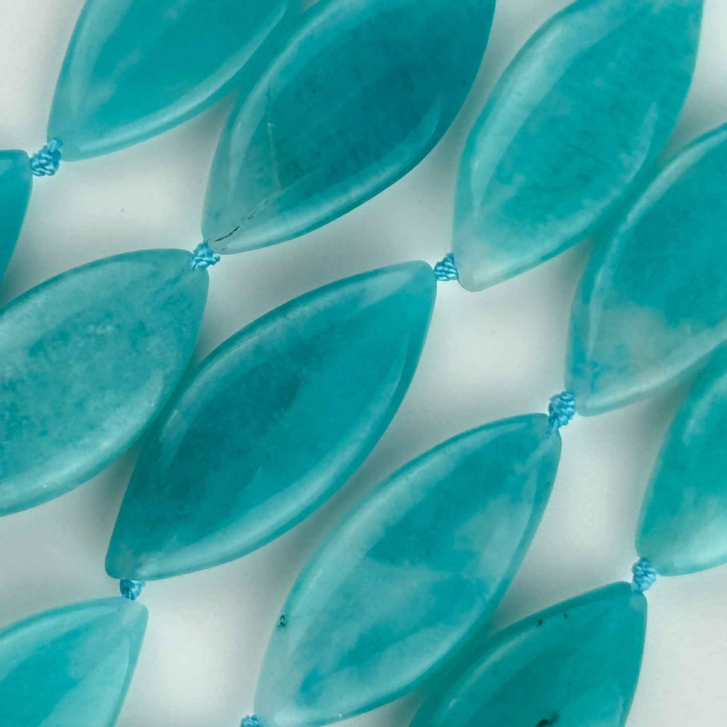 Amazonite Marquise Gemstone Beads - AA Quality image 4