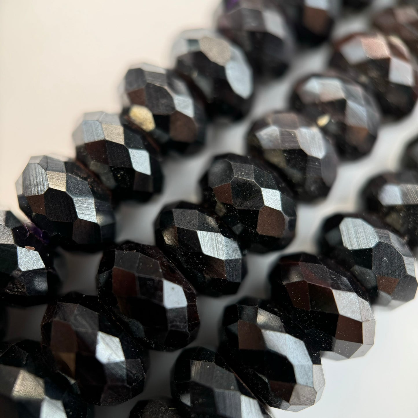 Sugilite Faceted Rondelle Beads image 8