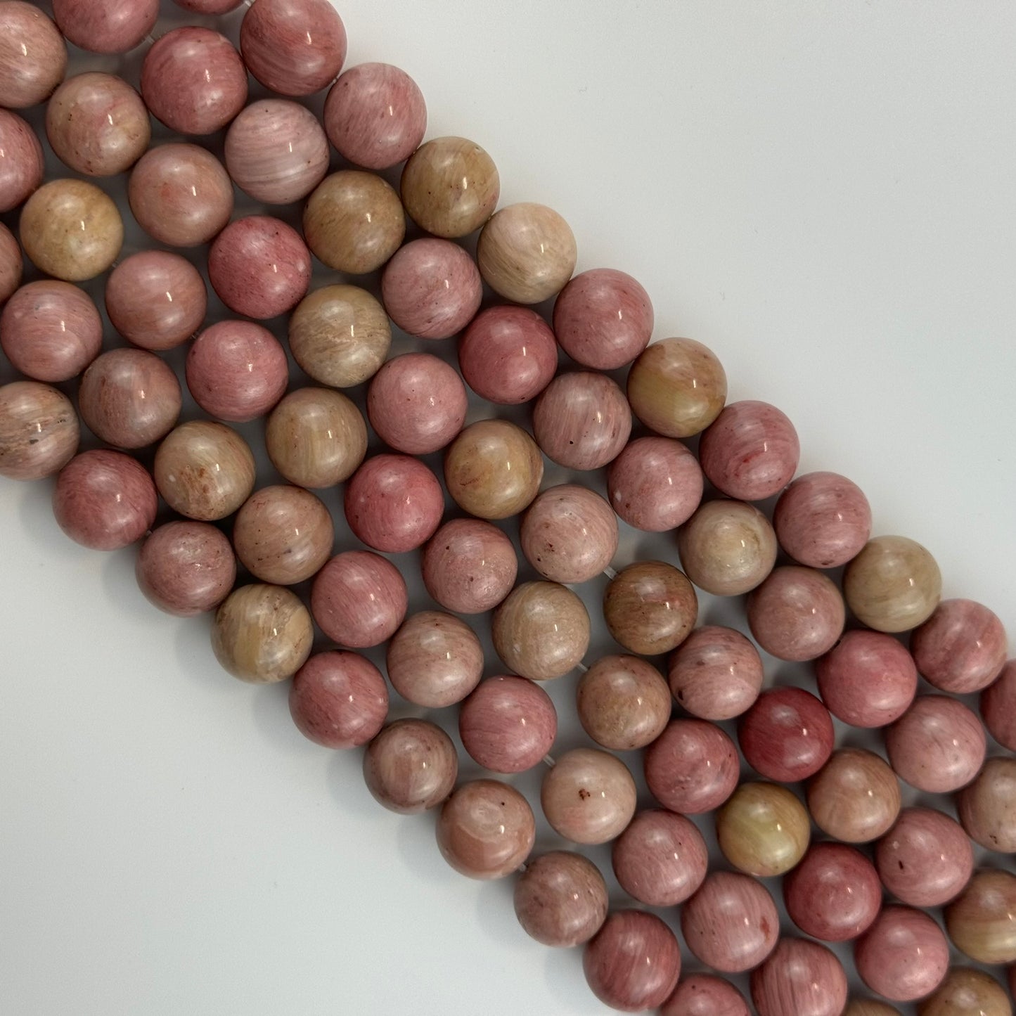 Rhodonite Polished Round Beads image 5