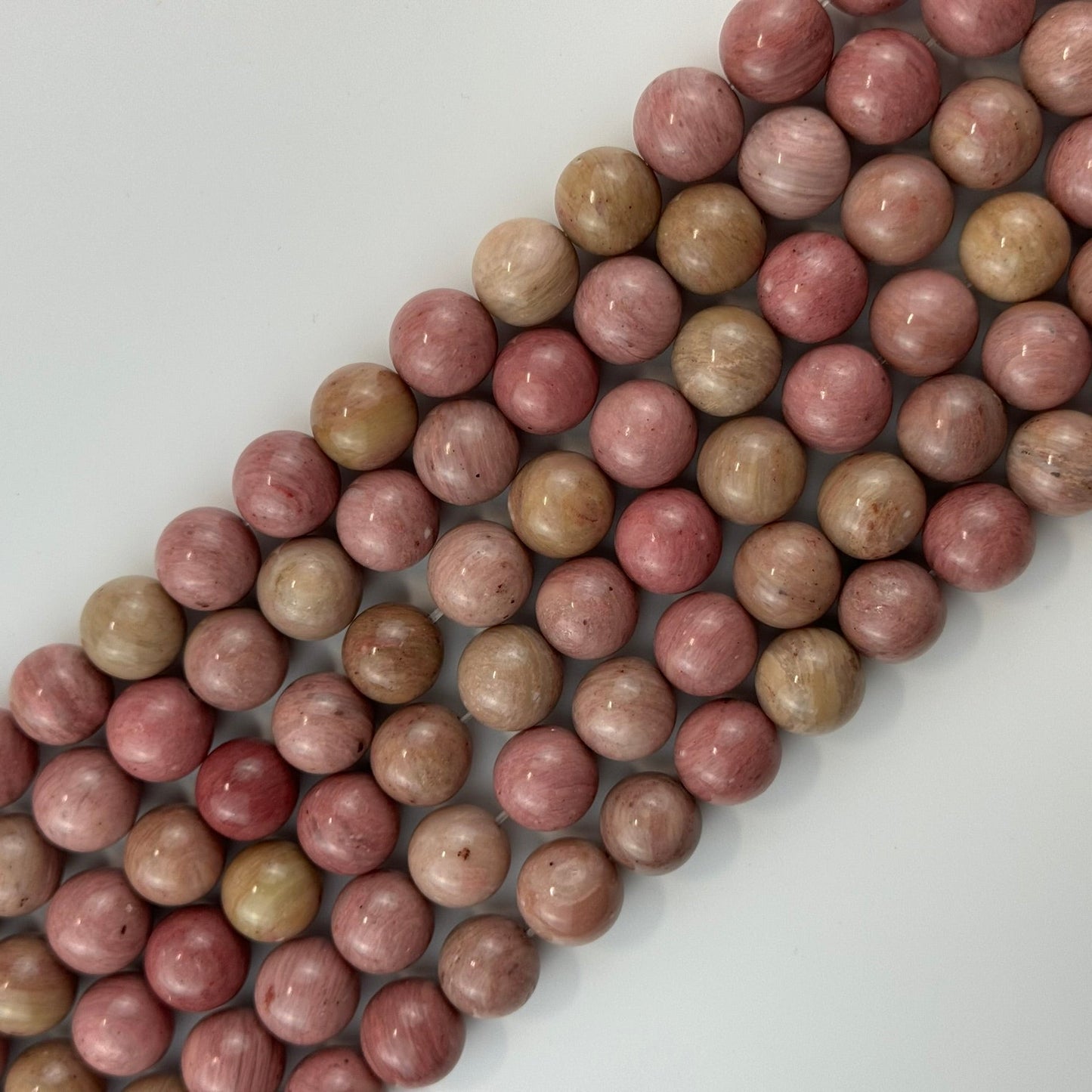 Rhodonite Polished Round Beads image 5