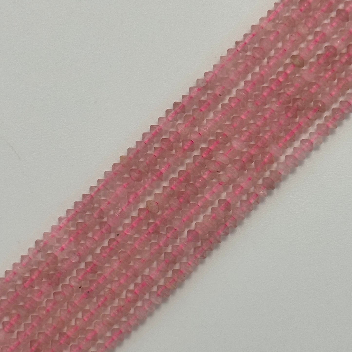 Rose Quartz Space Ship Beads image 0