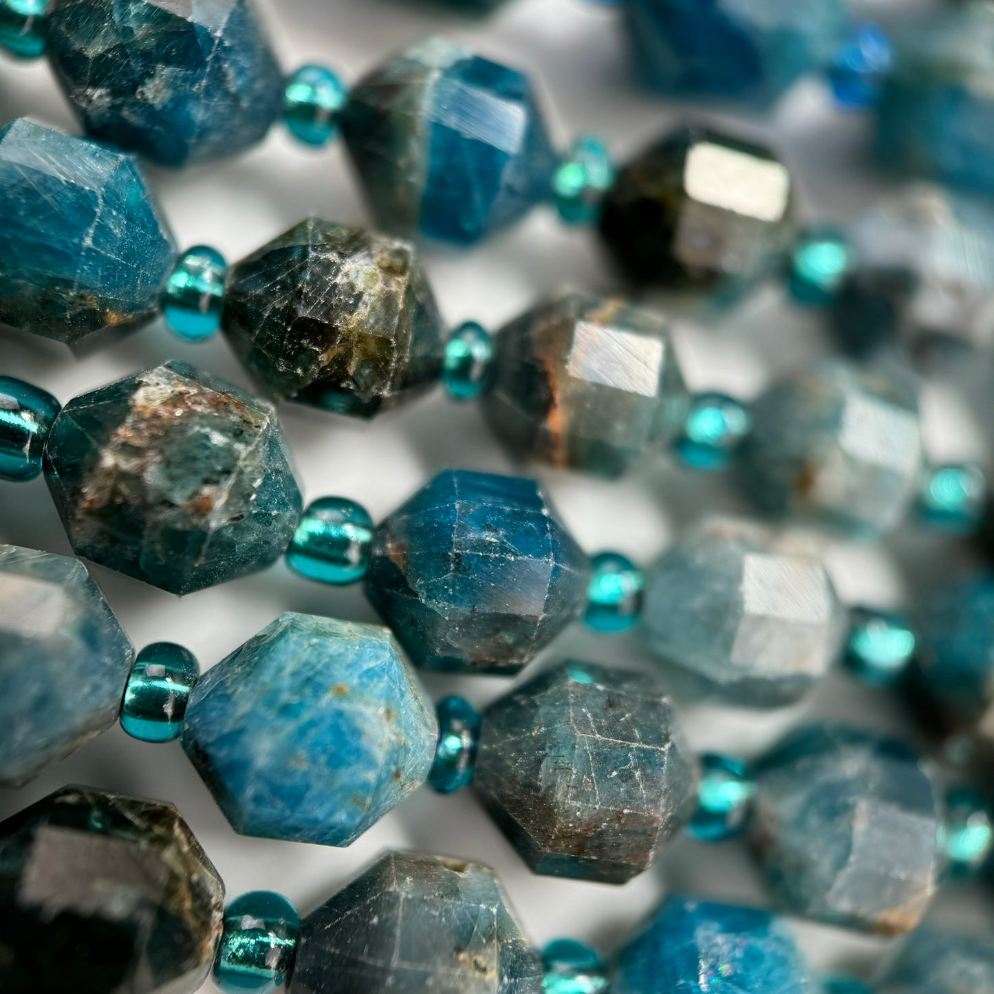 Apatite Dodecahedron Beads image 3