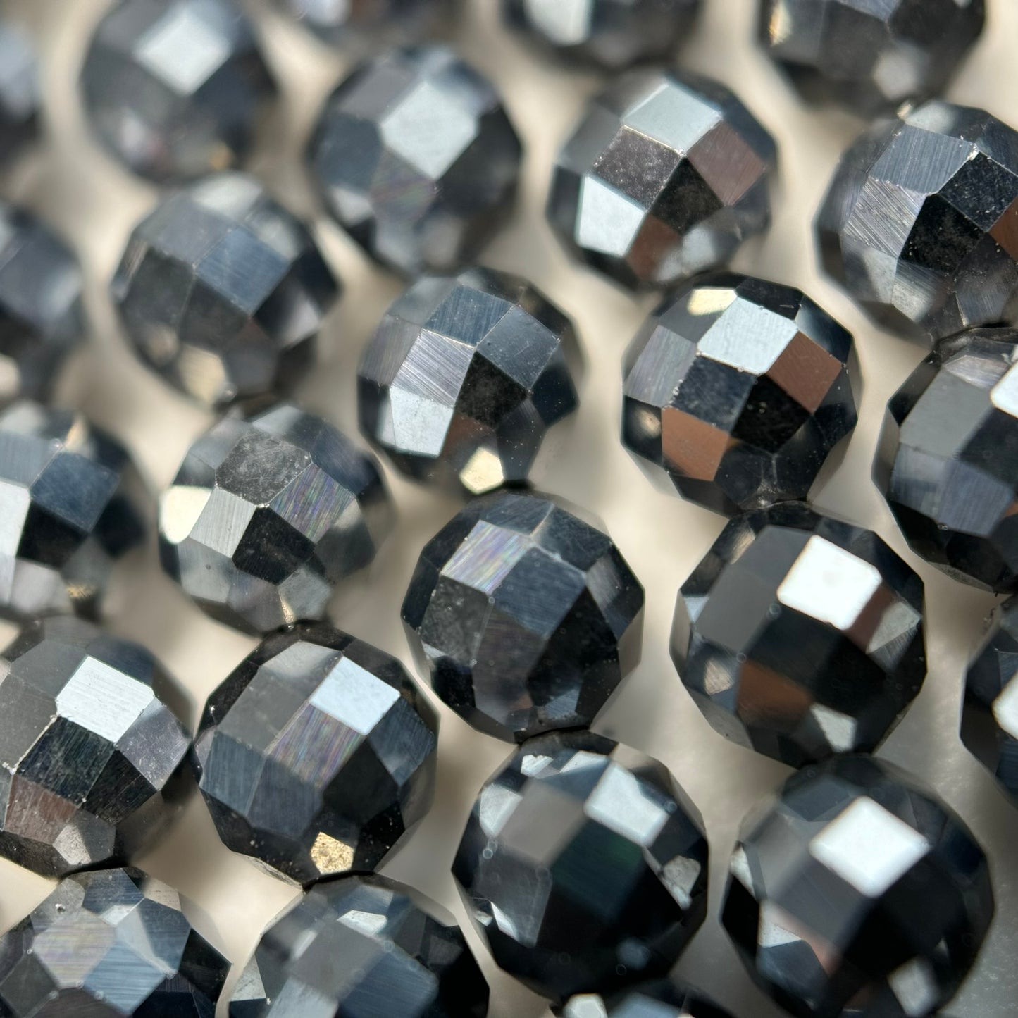 Terahertz Faceted Round Beads image 5