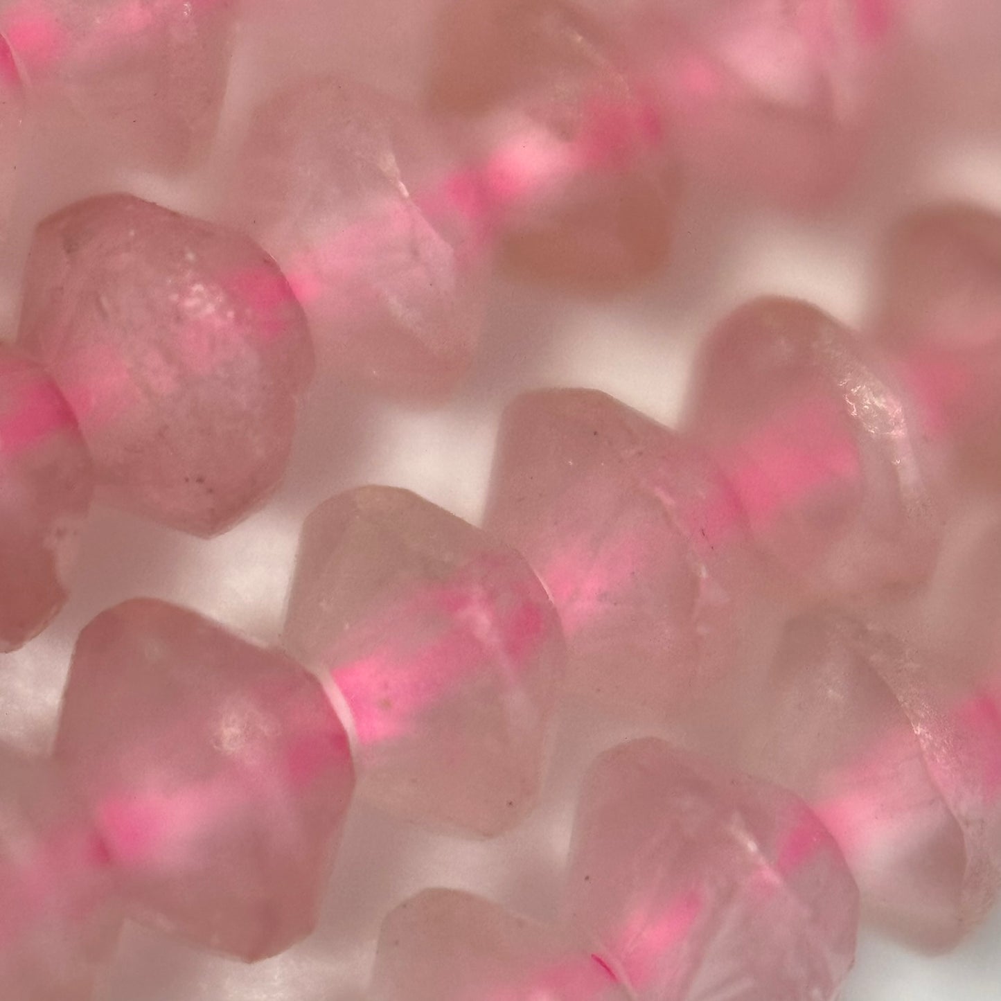 Rose Quartz Space Ship Beads image 1