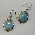 Handmade Larimar 925 Sterling Silver Earrings image 5