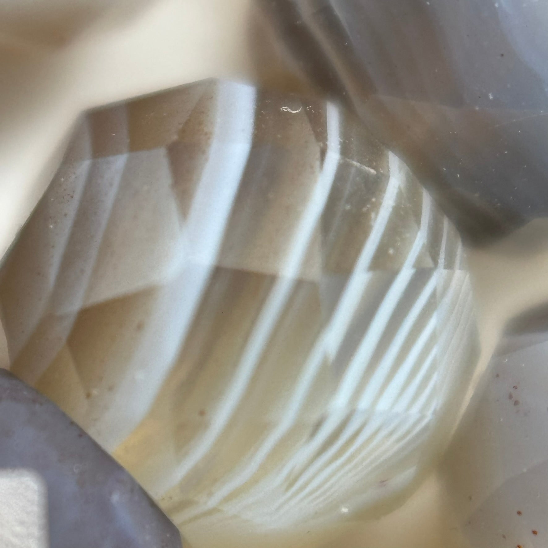 Botswana Agate Faceted Rondelle Beads image 2