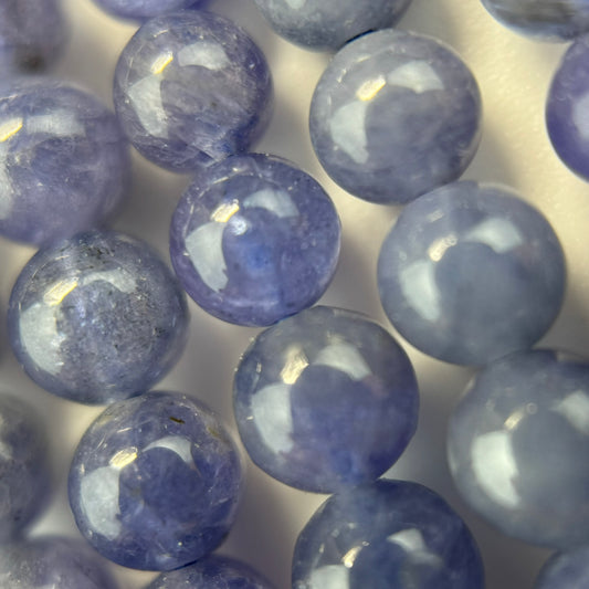 Tanzanite Polished Round Beads