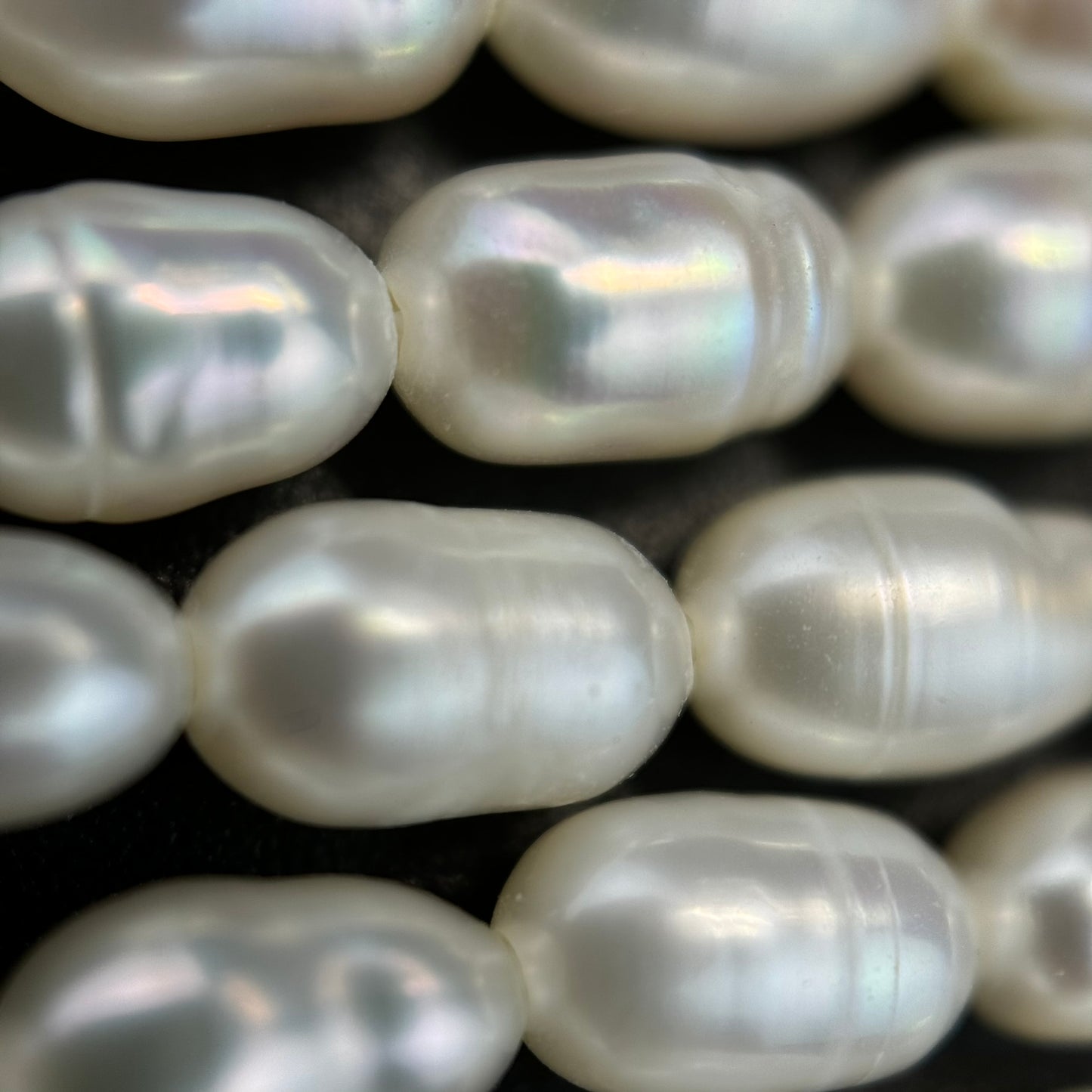 White Pearl 7.5mmx4.5mm - Perfect for Jewellery Crafting image 4