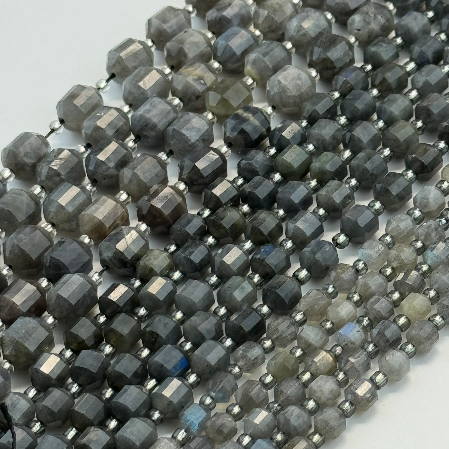 Labradorite Dodecahedron Beads image 9
