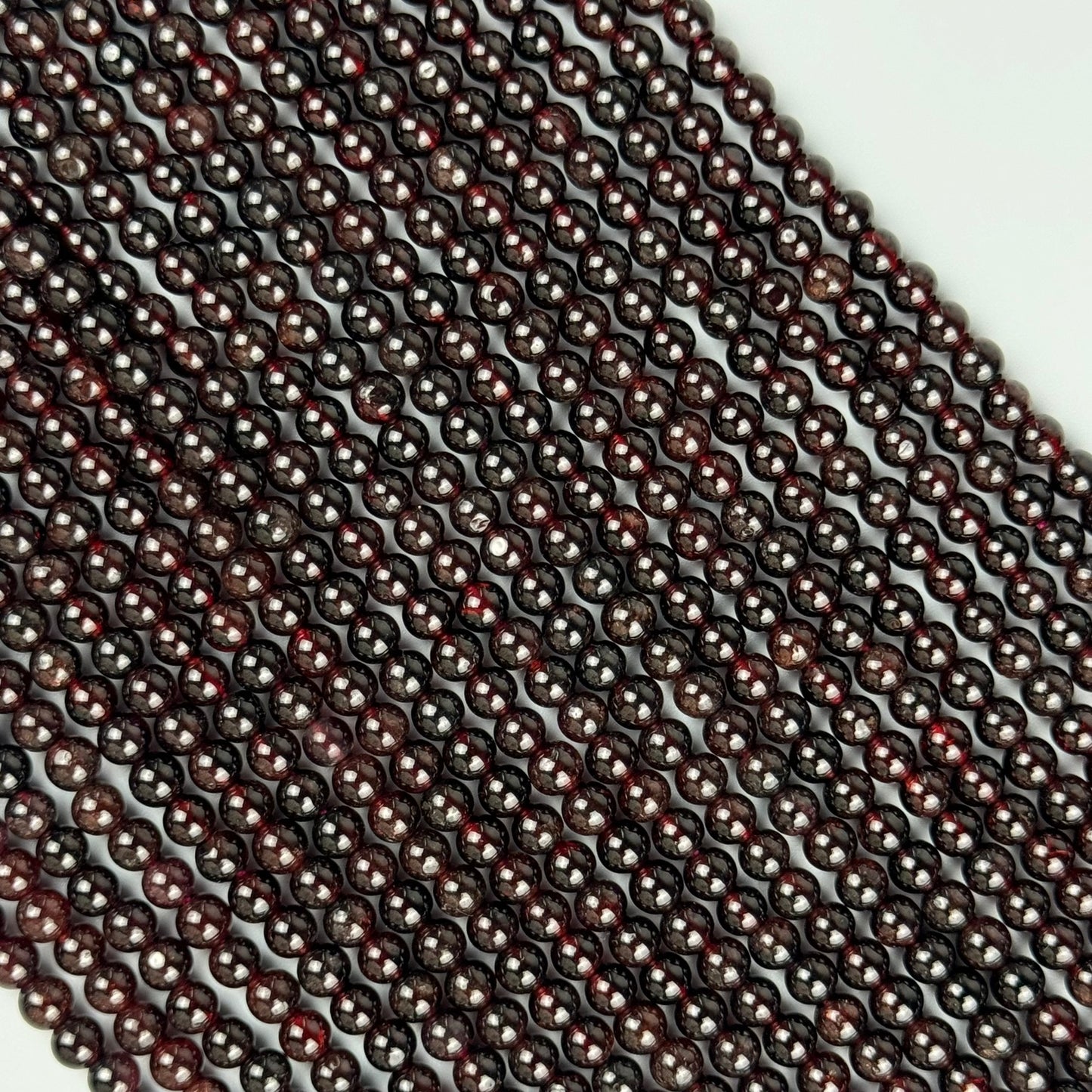 Pyrope Garnet with Star Polished Round Beads image 8