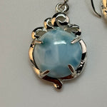 Handmade Larimar 925 Sterling Silver Earrings image 2
