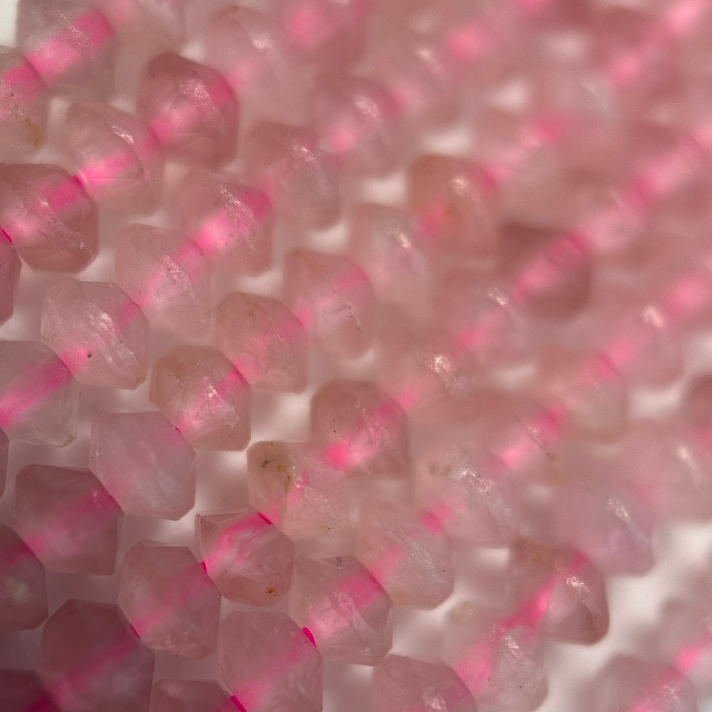 Rose Quartz Space Ship Beads image 2
