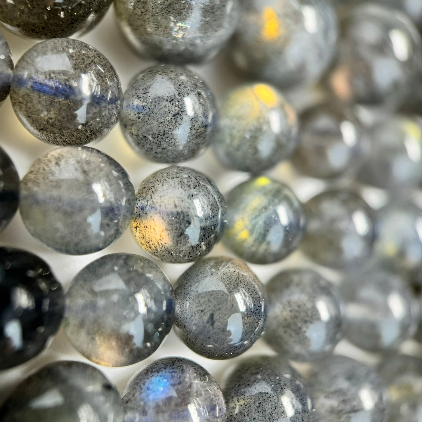 Fire Labradorite Polished Round Beads image 2