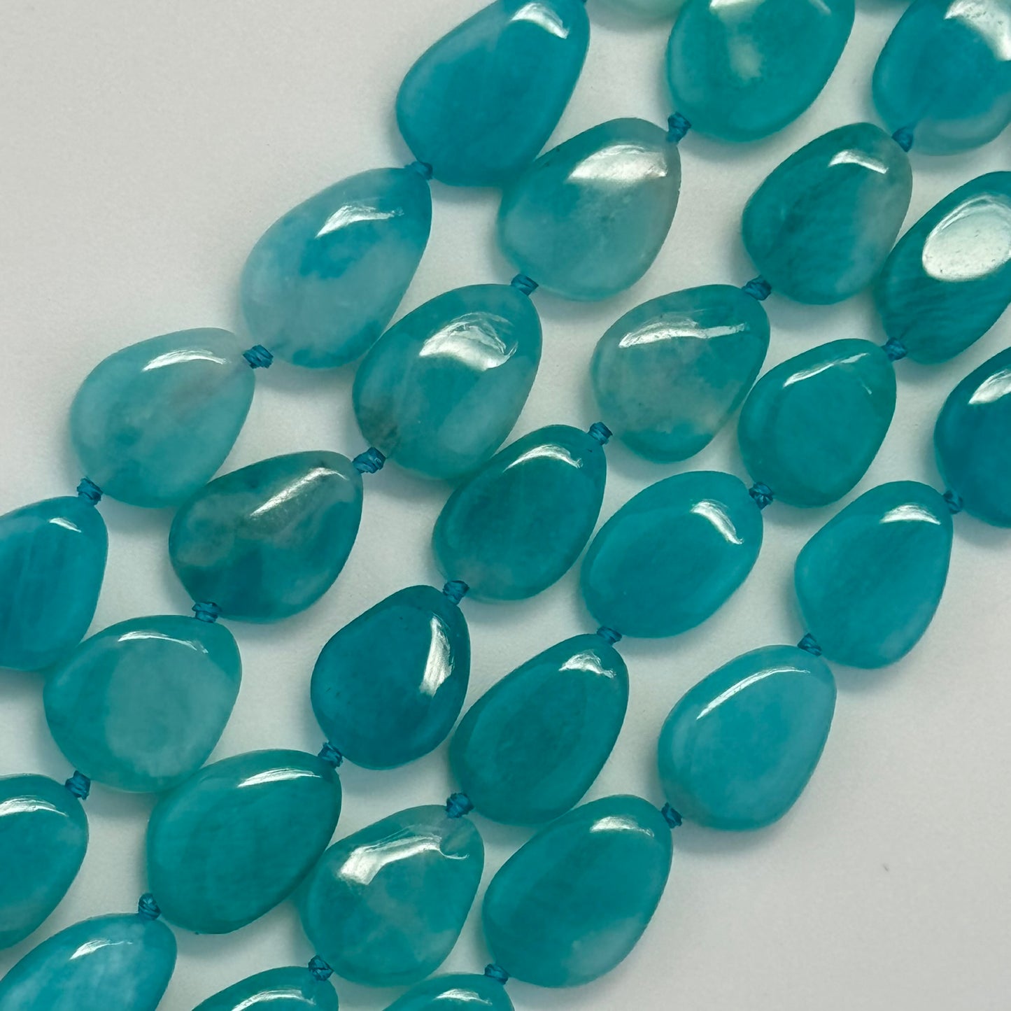 Amazonite Freeform Gemstone Beads - AA Quality image 3