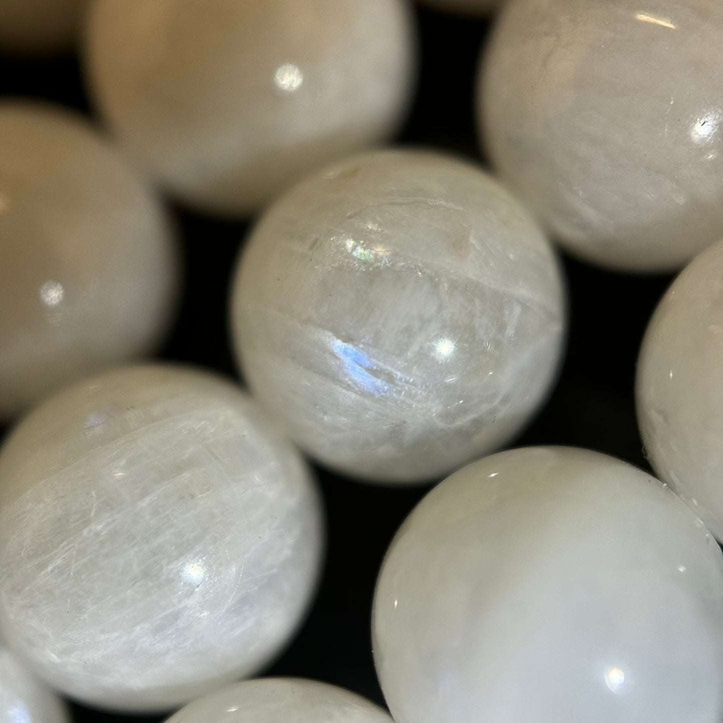 Rainbow Moonstone Polished Round Beads image 4