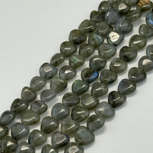 Labradorite Heart Beads image 0