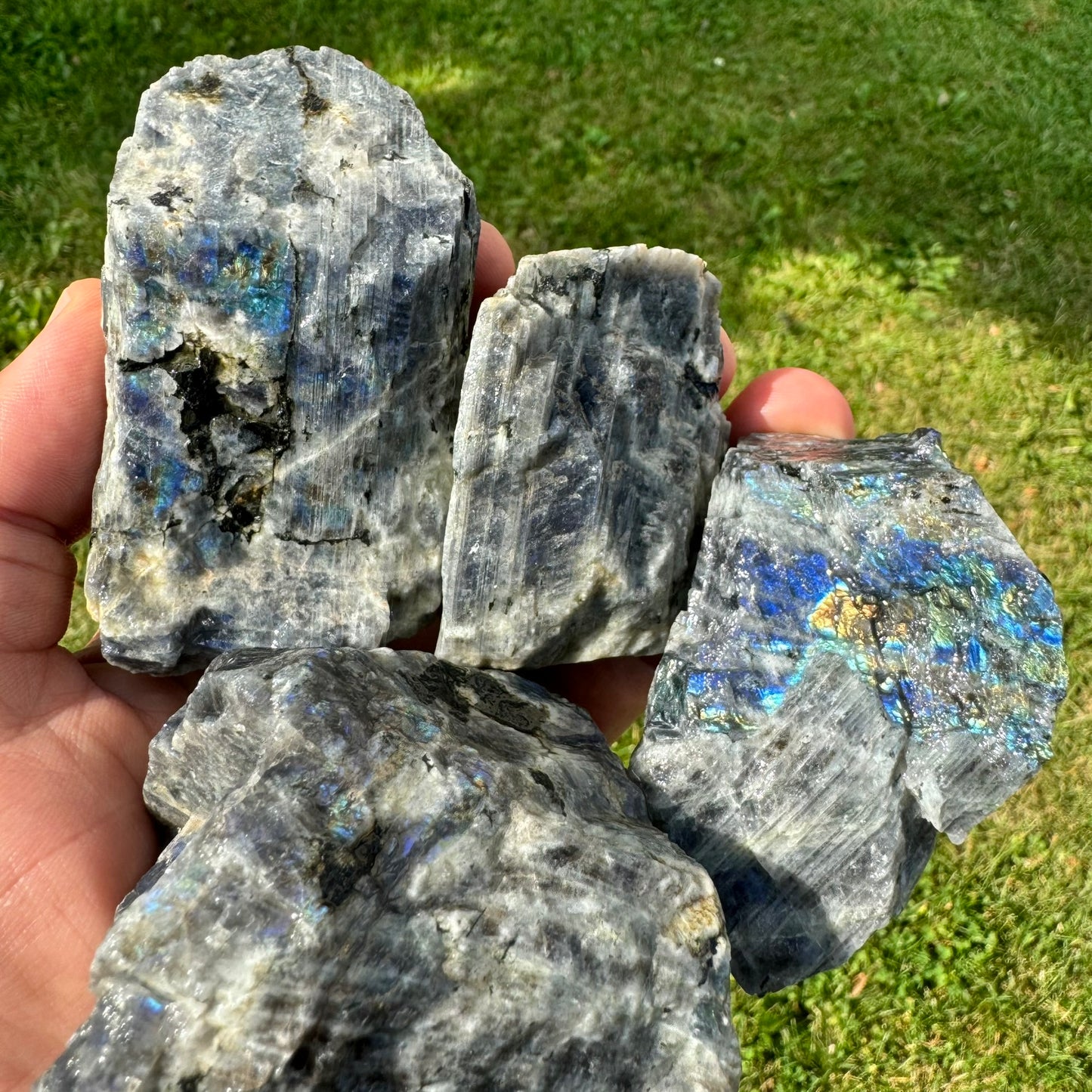 Rough Labradorite Stones AAA (Sold by Kilogram) image 1