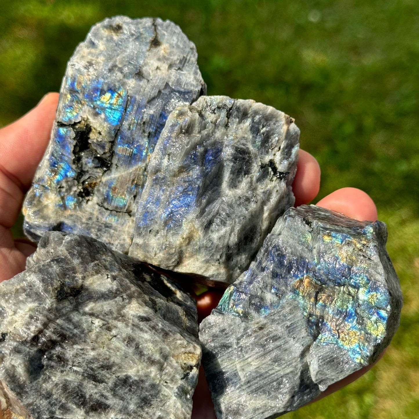 Rough Labradorite Stones AAA (Sold by Kilogram) image 0