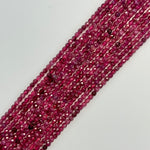 Pink Tourmaline Faceted Round Beads image 3
