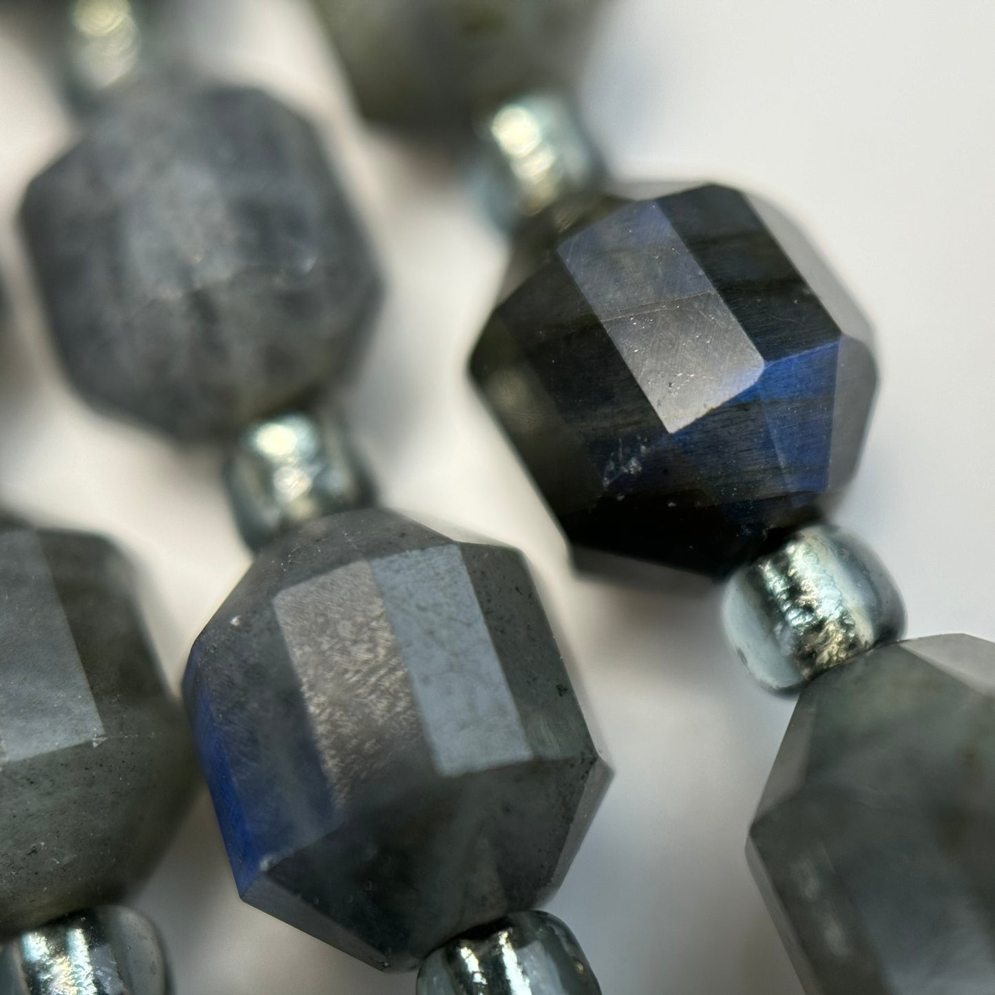 Labradorite Dodecahedron Beads image 10