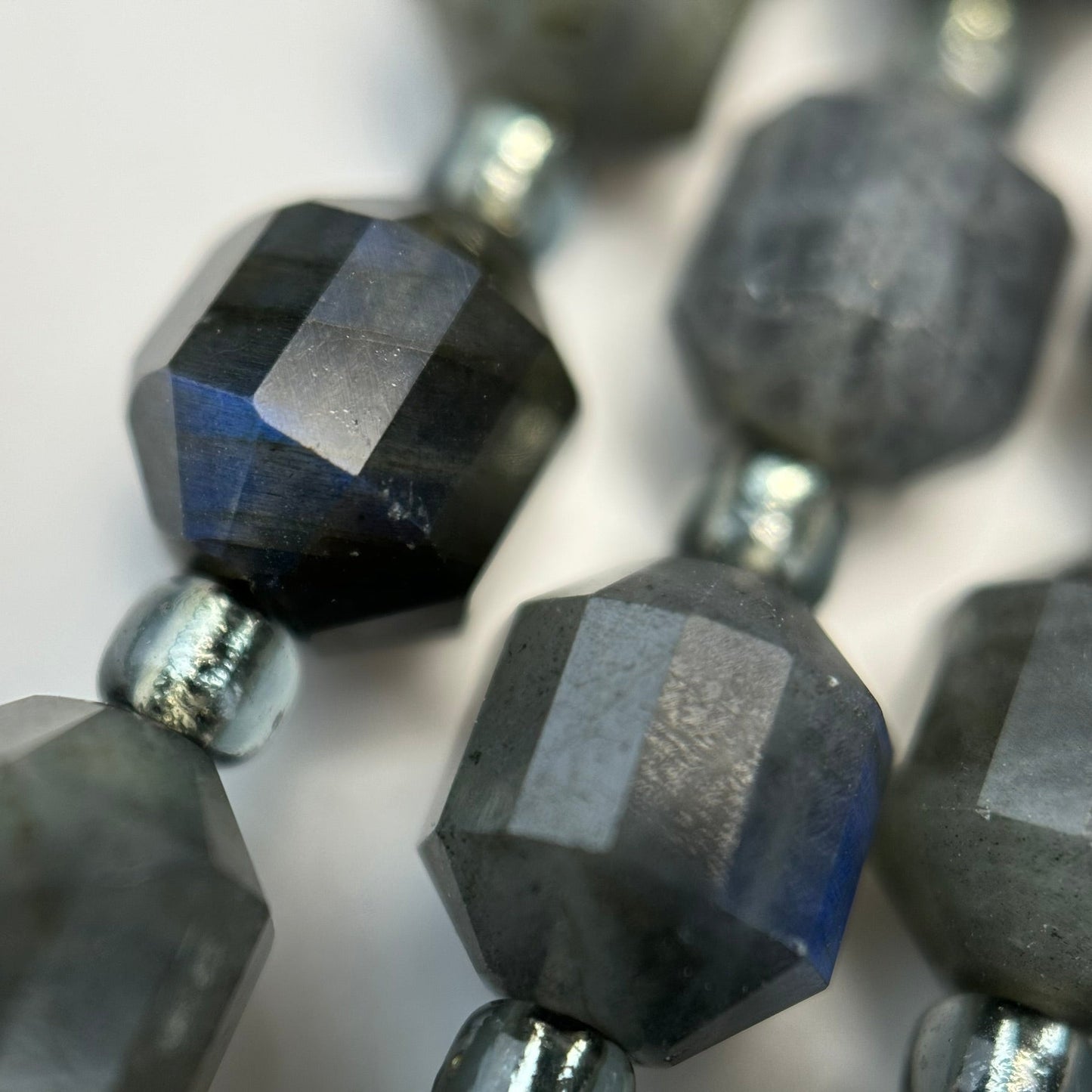 Labradorite Dodecahedron Beads image 10