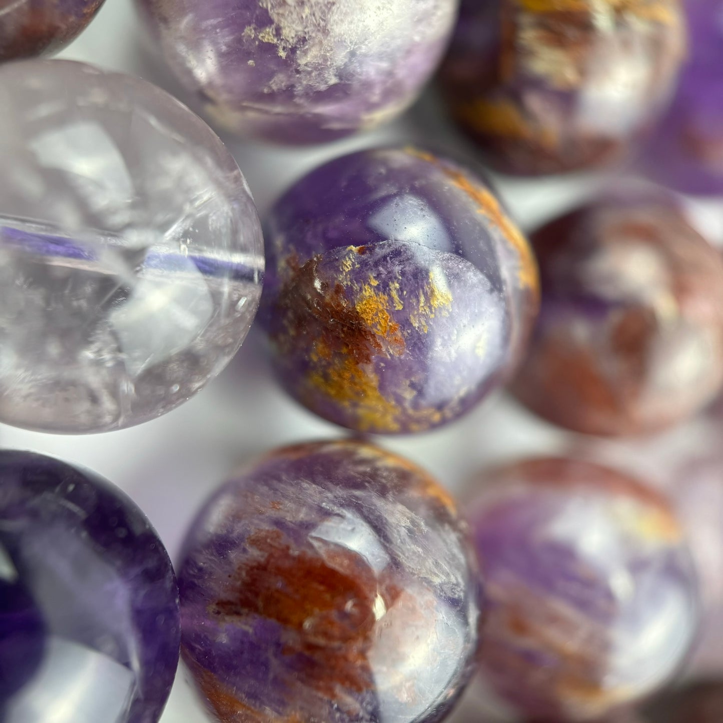 Garden Amethyst Polished Round Beads image 6